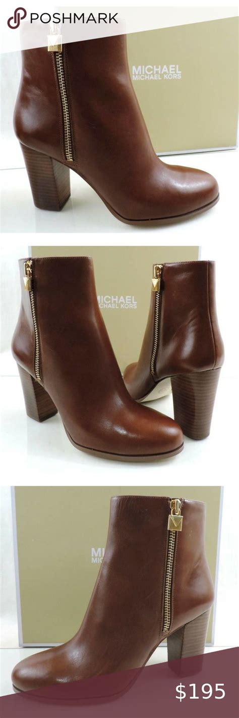 michael michael kors margaret leather boot|Michael Kors isabella ankle boot.